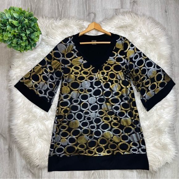 Clara Sun Woo Art to‎ Wear Bell Sleeve Retro Dress - Picture 1 of 5